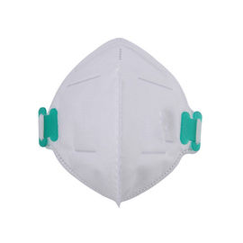 China 4 capa externa no tejida plegable durable de la máscara de la capa FFP2 flúida/ignífuga fábrica