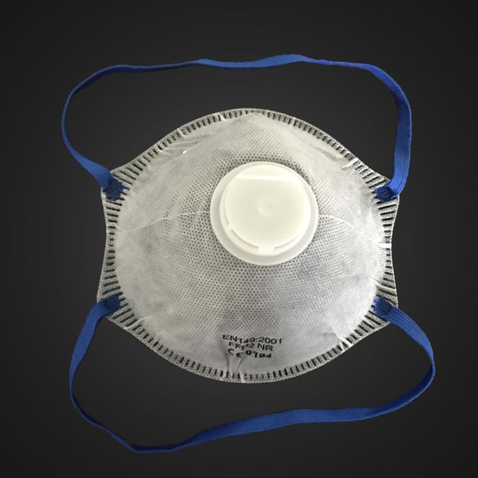 La máscara activada de la taza del carbono Ffp2 material de 4 capas absorbe llevar cómodo del sudor